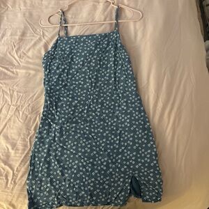 Kendall & Kylie Blue Daisy Print Slip Dress